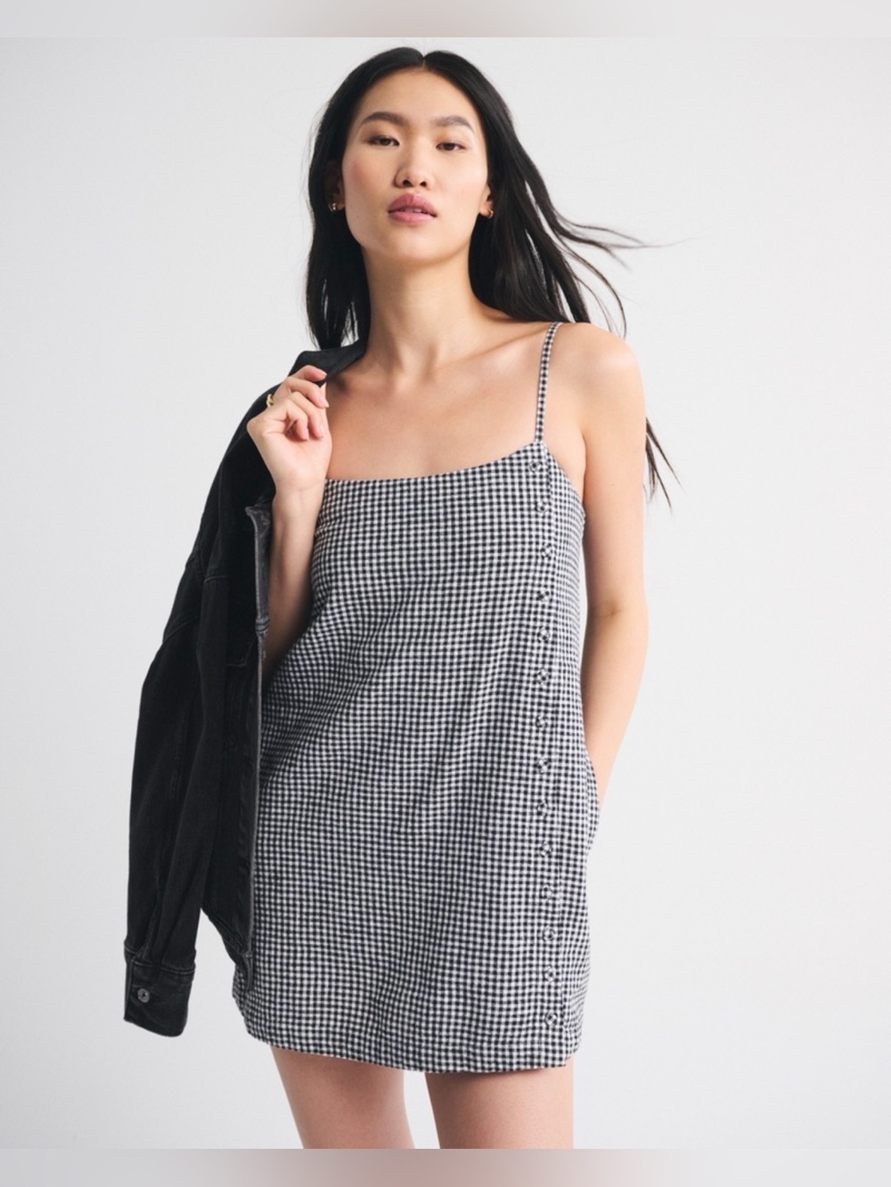 Abercrombie Gingham Skort Dress